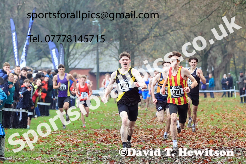 Mens Under-17s and Under-20s 2025 Liverpool Cross Challenge, Sefton Park, Saturday, November 22th. Photo: David T. Hewitson/Sports for All Pics
